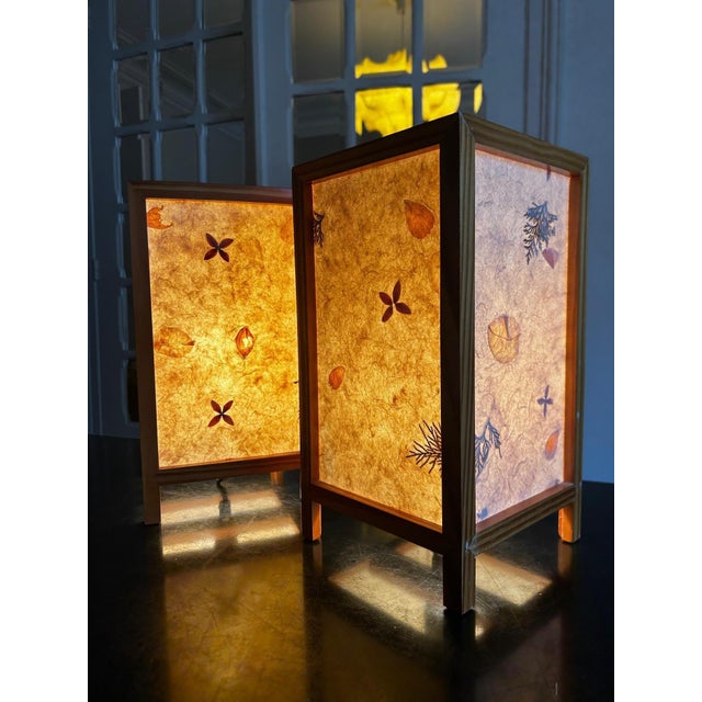 Dried Flower Lamps, 1970s, Set of 2 For Sale - Image 13 of 14
