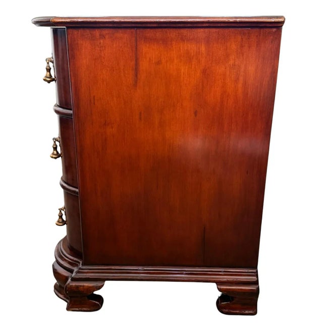 Early 21st Century Michael Taylor Style Portuguese Commode Serpentine Chest of Drawers For Sale - Image 14 of 16