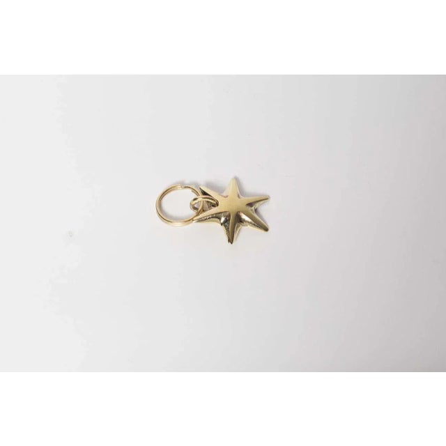 Carl Auböck Model #5615 'Star' Solid Brass Keyring With Signature For Sale In Los Angeles - Image 6 of 11