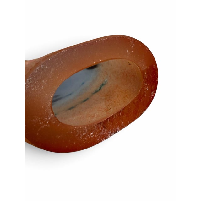 Mid 20th Century Mid 20th Century Luigi Mellara Murano Scavo Glass Fish Sculpture – Italian Art Glass For Sale - Image 5 of 5