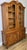 This elegant Vintage French Louis Oak Bookcase is a beautifully crafted display cabinet featuring an impressive shaped...
