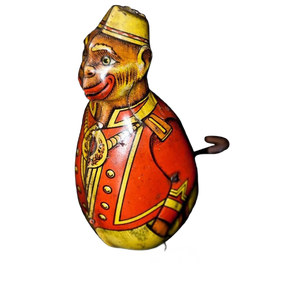Vintage Wind up Circus Performer Toy, 1930s