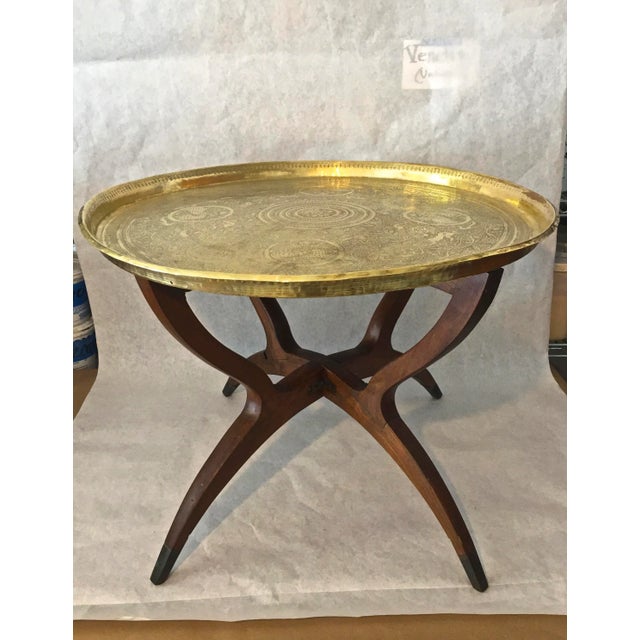 Mid Century Moroccan Moorish Side Table For Sale - Image 10 of 10