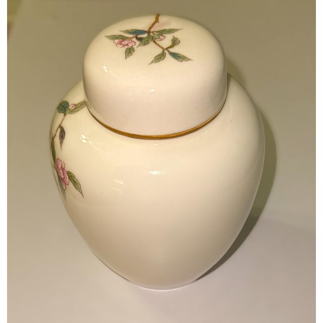Vintage Floral Ginger Jar For Sale - Image 4 of 8