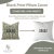 Not Yet Made - Made To Order Fabdivine Thorny Stems Pattern Linen Blend Handcrafted Cushion Cover- 22x22 For Sale - Image 5 of 5