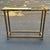 Mid-Century Modern Brass Picture Frame Console Table From Mastercraft For Sale - Image 3 of 12