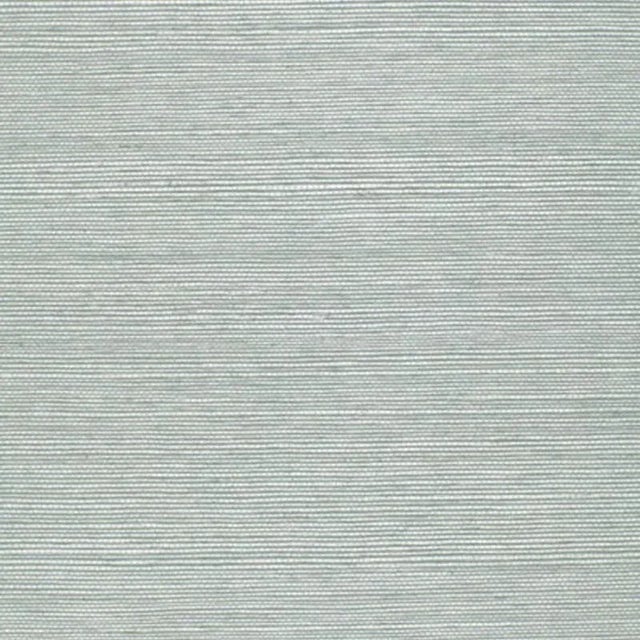 Contemporary Sample - Schumacher Haruki Sisal Wallpaper in Robin's Egg For Sale - Image 3 of 3