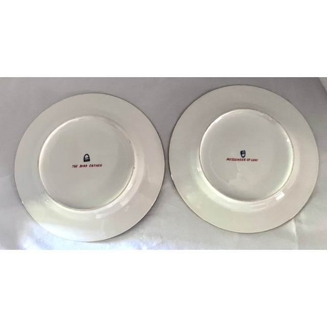 Pair of 19th-C. Royal Vienna Style 10.5" Cobalt & Gilt Cabinet Plates - Signed Berg & K. Rädler For Sale - Image 4 of 14
