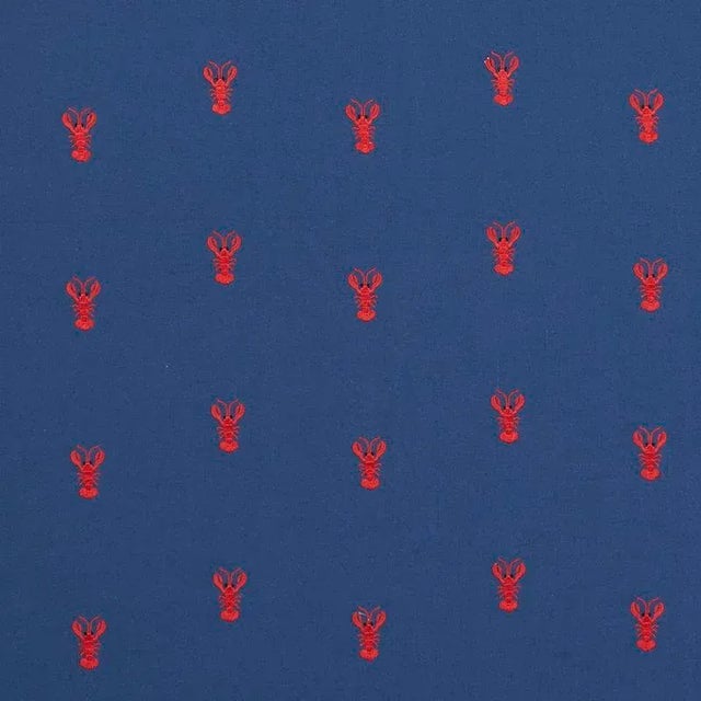 With its tiny crustacean's satin-stitched on a simple cotton ground, Lobster Embroidery is the perfect way to add wit and...