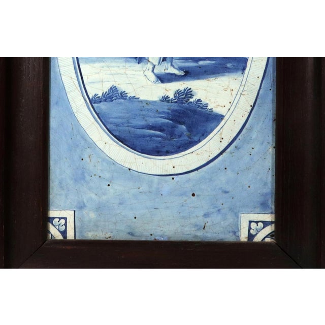 German Tin-Glazed Earthenware Plaques With Bucolic Scenes, Nurnberg For Sale - Image 4 of 12
