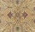 A hand knotted Agra design runner rug.