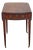 English 19th Century Mahogany Pembroke Table With Tapered Legs on Casters For Sale
