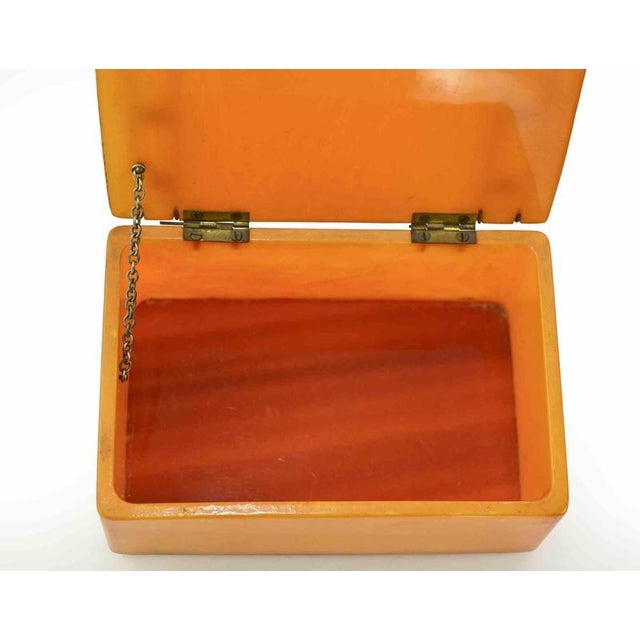 Vintage Art Deco Bakelite Trinket Box, 1930s For Sale - Image 4 of 5