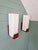 Teak and Satin White Opaline Wall Lights by Louis Kalff for Philips, 1960s, Set of 2 For Sale - Image 6 of 15