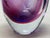Alessandro Mandruzzato MCM Murano Somerso Glass Vase in Violet & Raspberry | Attributed to Mandruzzato/Seguso For Sale - Image 4 of 5