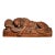 19th Century Bertel Thorvaldsen Lion of Lucerne Grand Tour Wood Sculpture Statue Hand Carved Swiss European Art Switzerland Home Decor For Sale