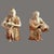 Kneeling Water Carriers attributed to James Hadley for Royal Worcester, Set of 2 For Sale - Image 3 of 10