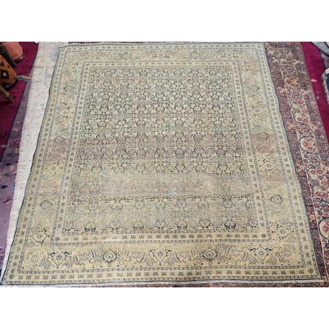 Tribal Doris Leslie Blau Antique Tabriz Allover Classic Taupe Rug - c. 1930 For Sale - Image 3 of 5