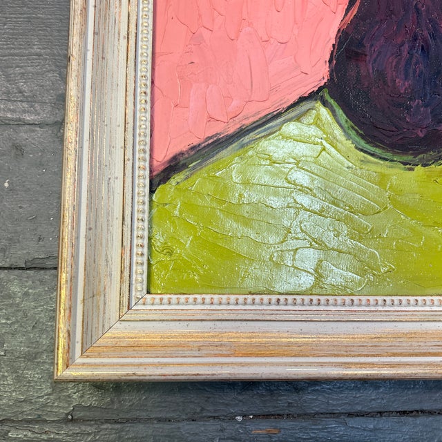 Contemporary Contemporary Original Alexandra Brown Pink Roses Still Life Painting on Canvas For Sale - Image 3 of 4