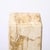 This Mid-Century Modernist rectilinear travertine pedestal, crafted in Italy circa 1970, showcases the sophisticated use...