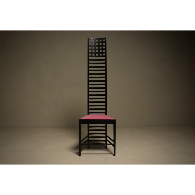 Vintage Hill House 1 Chair by Charles Rennie Mackintosh for Cassina, 1970s For Sale - Image 9 of 12