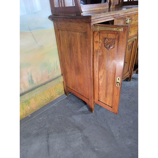 Art Nouveau Two-Part Cupboard, 1920s For Sale - Image 6 of 13
