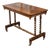 English 1860s Mahogany Table with Barley Twist Base and Petite Casters For Sale