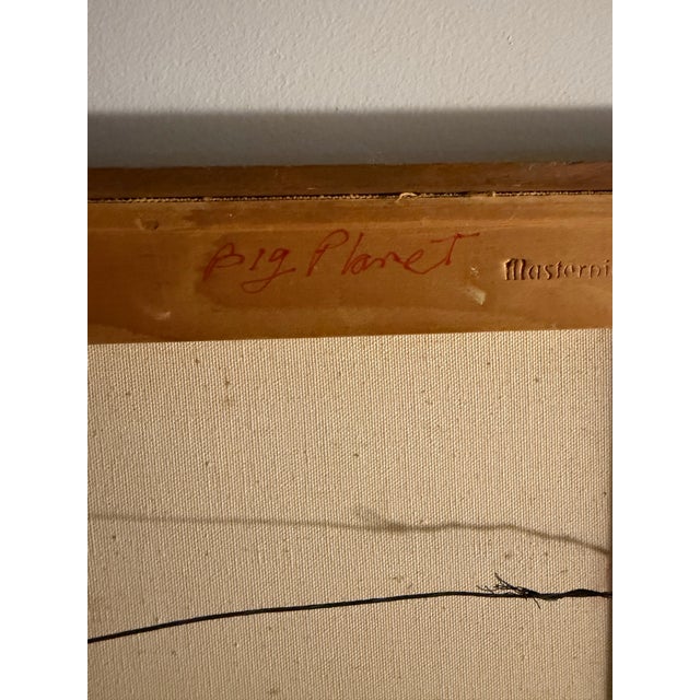 1970s Colorful Geometric Cubist Painting by Lloyd Johnson For Sale - Image 10 of 11