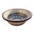 Moroccan Brown Moroccan Round Sink Washbasin Ceramic Handmade Hand Painted For Sale - Image 3 of 7