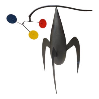 Vintage Mobile Sculpture by Graham Sears Signed For Sale