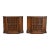 Beacon Hill Regency Walnut Cabinets or Bedside Chests, Pair For Sale