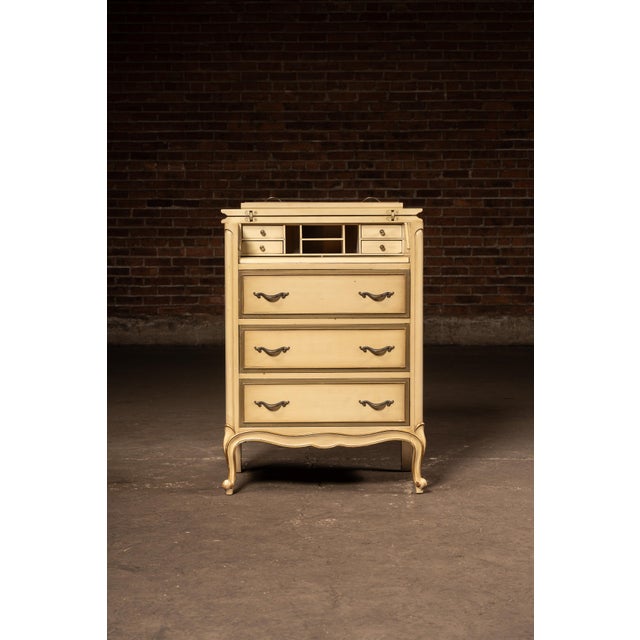 Vintage "Touraine" French Provincial Gentlemans Chest of Drawers by Drexel For Sale - Image 4 of 11