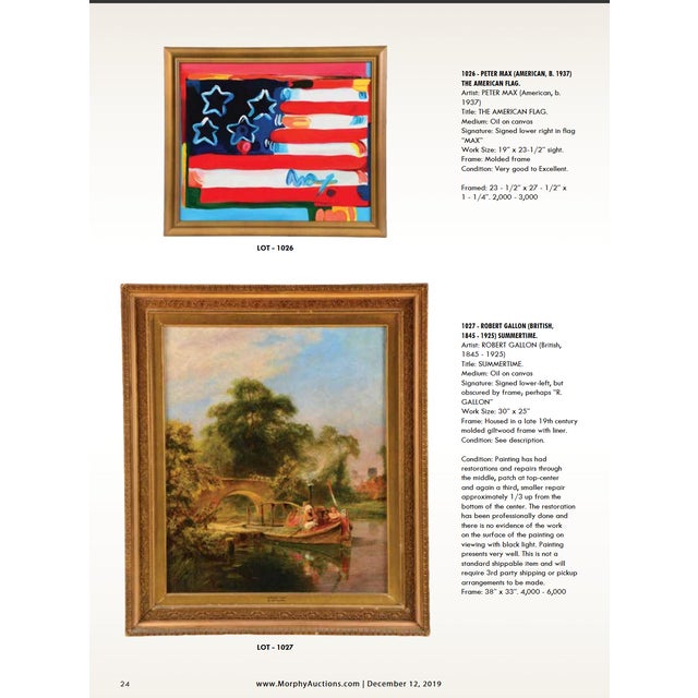 Late 19th Century "Summer Time" by Robert Gallon (British 1845-1925) For Sale - Image 5 of 5