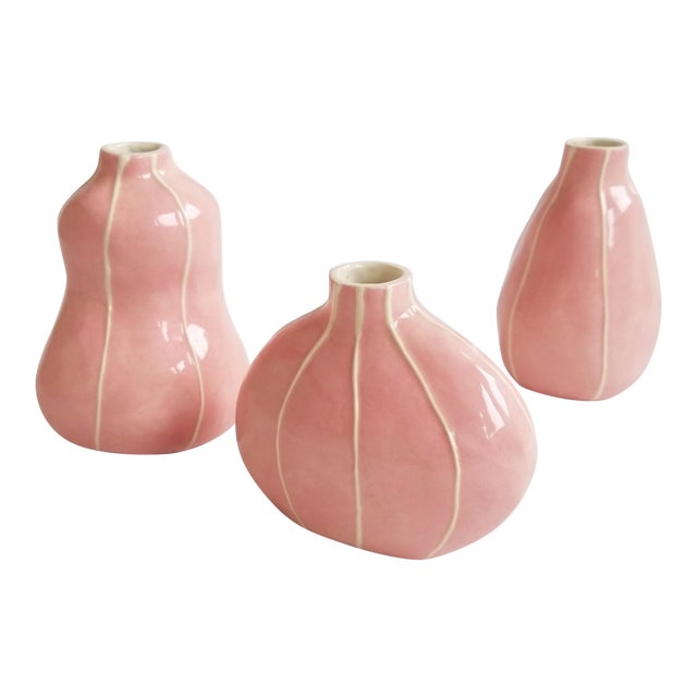 Pink Bud Vases Set of 3 Chairish