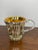 Victorian Antique Mercury Glass Handled Tea Cup and Saucer For Sale - Image 3 of 12