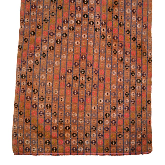 Vintage Turkish Runner Rug Handmade Wool Kilim Rug Hallway Decor Kitchen Decor - 3′7″ × 11′10″ For Sale - Image 11 of 13