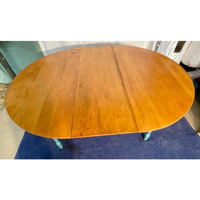 1990s Vintage Nichols and Stone Country Sheridan Dining Table For Sale - Image 5 of 12