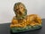 Traditional Vintage Enesco Majolica Resting Lion Ball For Sale - Image 3 of 7