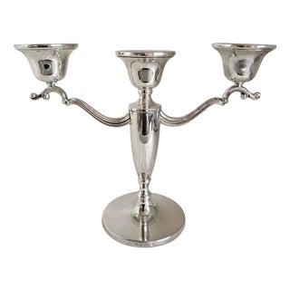 Sterling Silver Candelabra from Barker Ellis & Co, Birmingham, 1988 For Sale