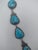 Kingman Waterweb Turquoise Lariat Necklace 13 Stone Authentic Native American Handmade For Sale In Santa Fe - Image 6 of 7