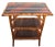 Brown English Chinoiserie Victorian Bamboo and Lacquer Side, End Table C 1890/1900 For Sale - Image 8 of 11