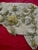Realism Antique Gold Embroidery Fragment Garland of Roses For Sale - Image 3 of 12