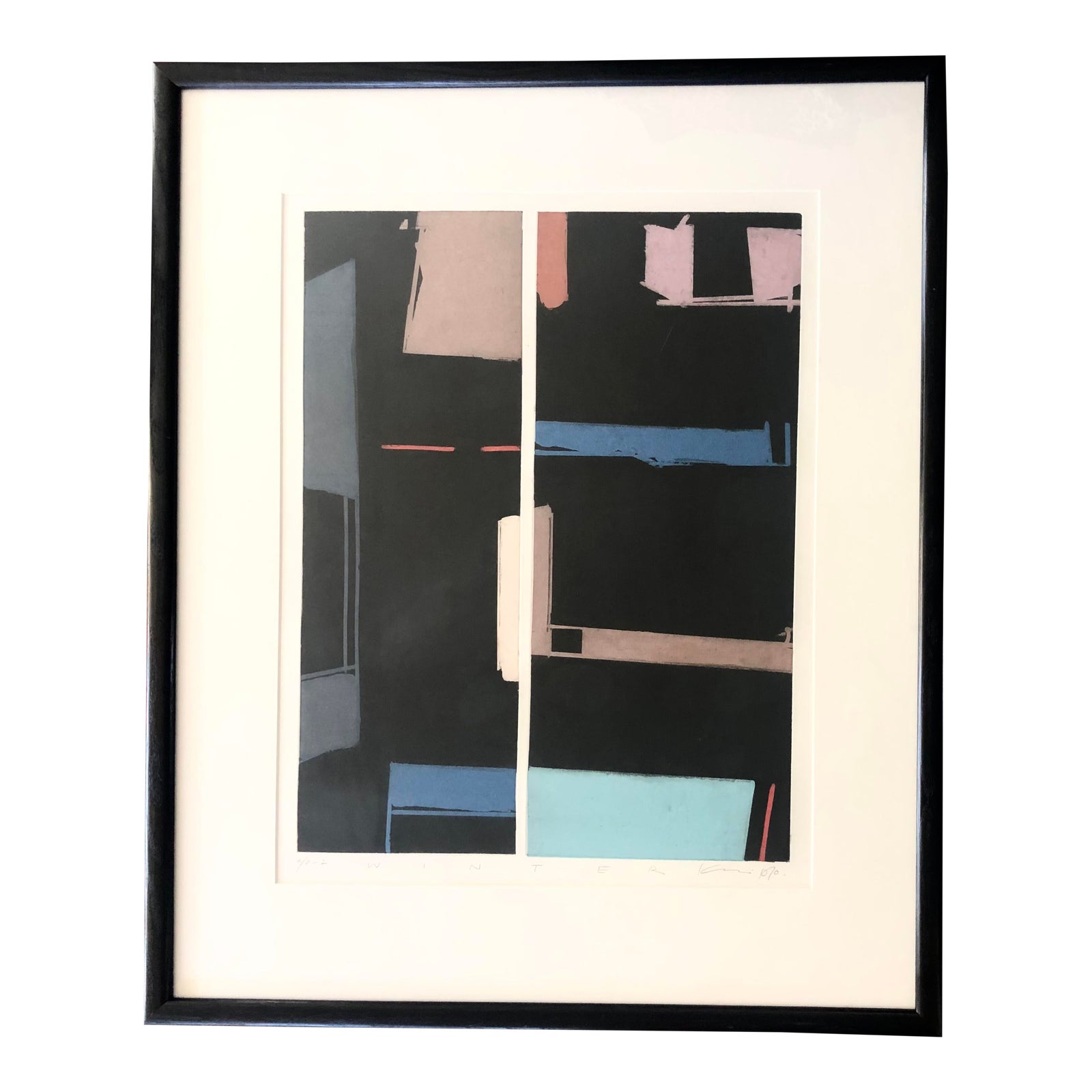 Abstract Silk Screen Print 