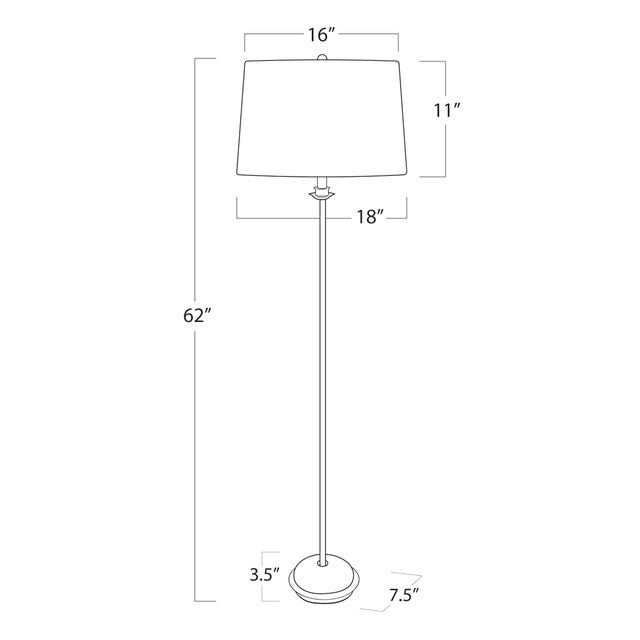 2020s Regina Andrew Fisher Floor Lamp For Sale - Image 5 of 6