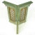 1960s Verdigris Finish Pedestal Dining Table With Gilt Arabesque’ Panels For Sale - Image 5 of 8