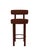 Metal Collector Modern Moca Bar Stool in Dan-Wood Fabric by Studio Rig For Sale - Image 7 of 7