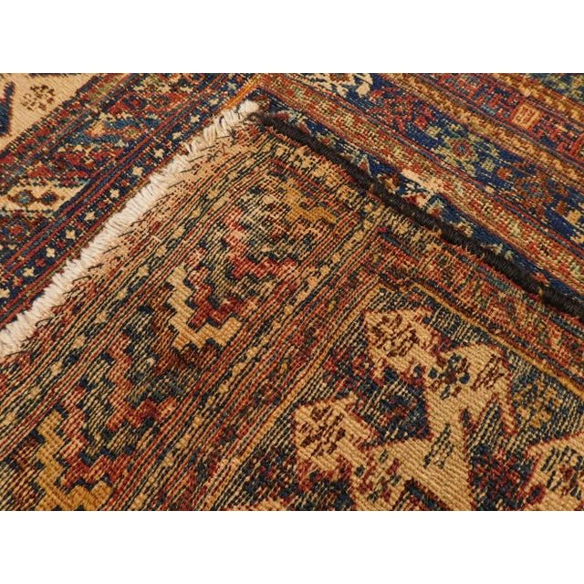 Distressed Antique Sumac Rug. For Sale - Image 12 of 13