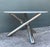 Vintage Italian Minotti Chrome and Marble Table For Sale - Image 10 of 12