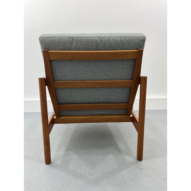 Armchair by Ib Kofod-Larsen for Magnus Olesen, 1956 For Sale - Image 9 of 17