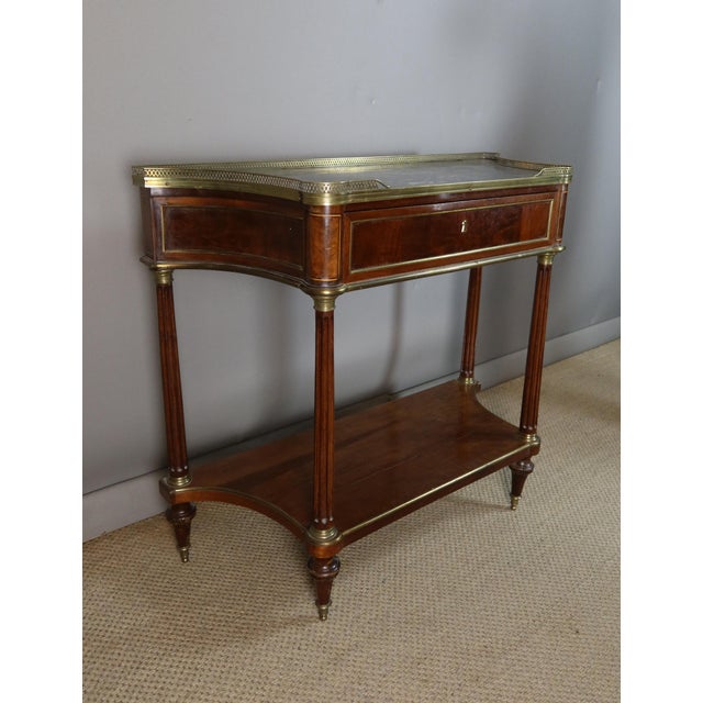 Brown Console Table, Late 18th Century For Sale - Image 8 of 16